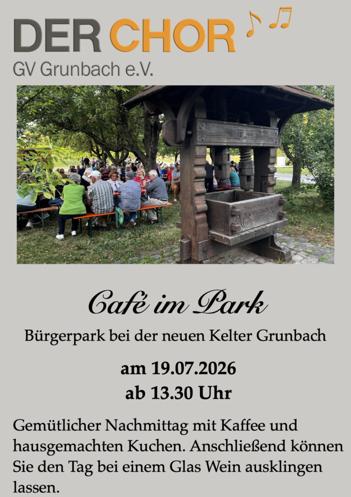 Cafe im Park